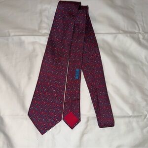 Hermes men’s 100% silk tie